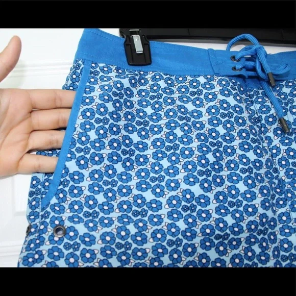 Mr. SwimTropical Lt Blue Board Shorts